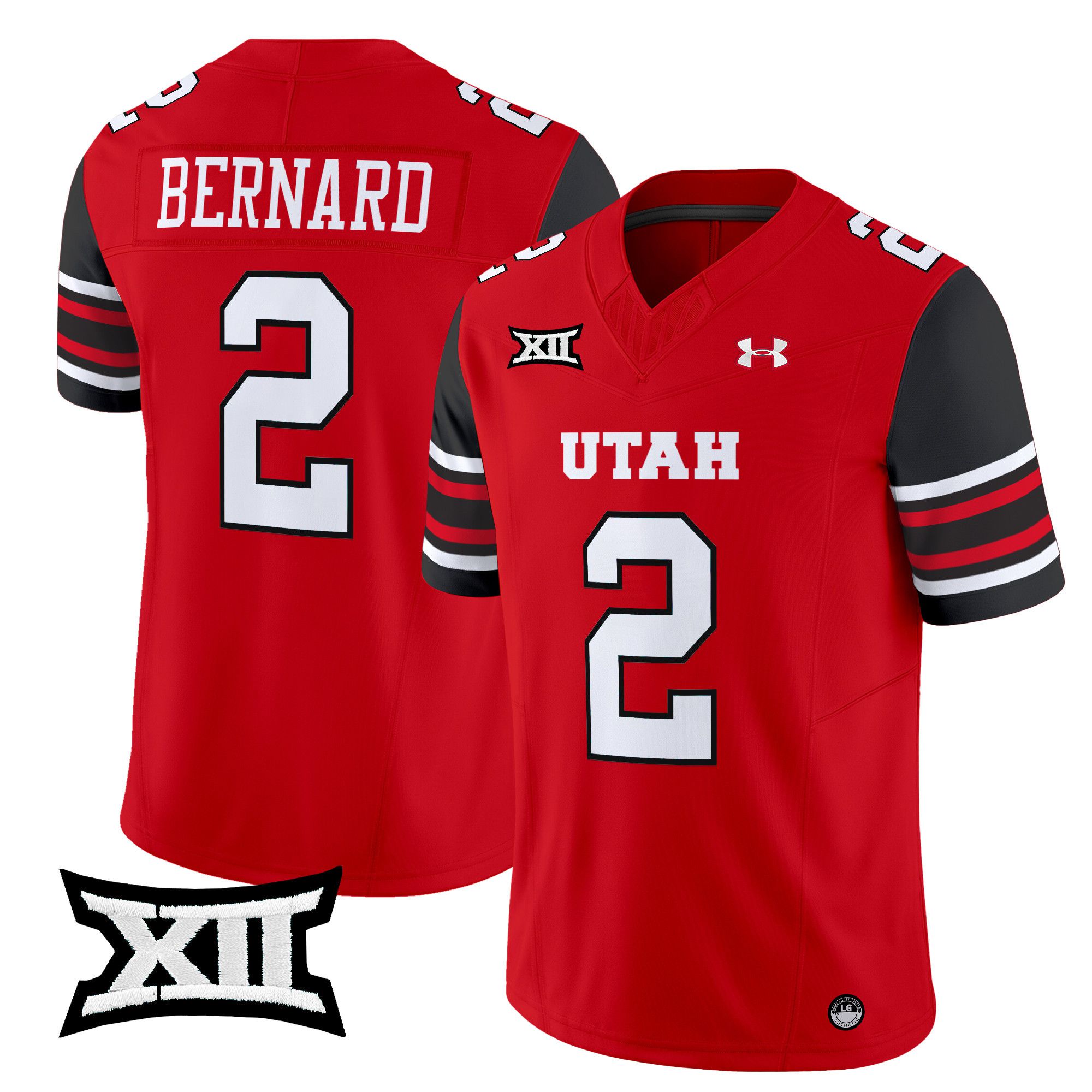 Men Utah Utes #2 Bernard Red 2024 Vapor Limited NCAA Jersey->more ncaa teams->NCAA Jersey